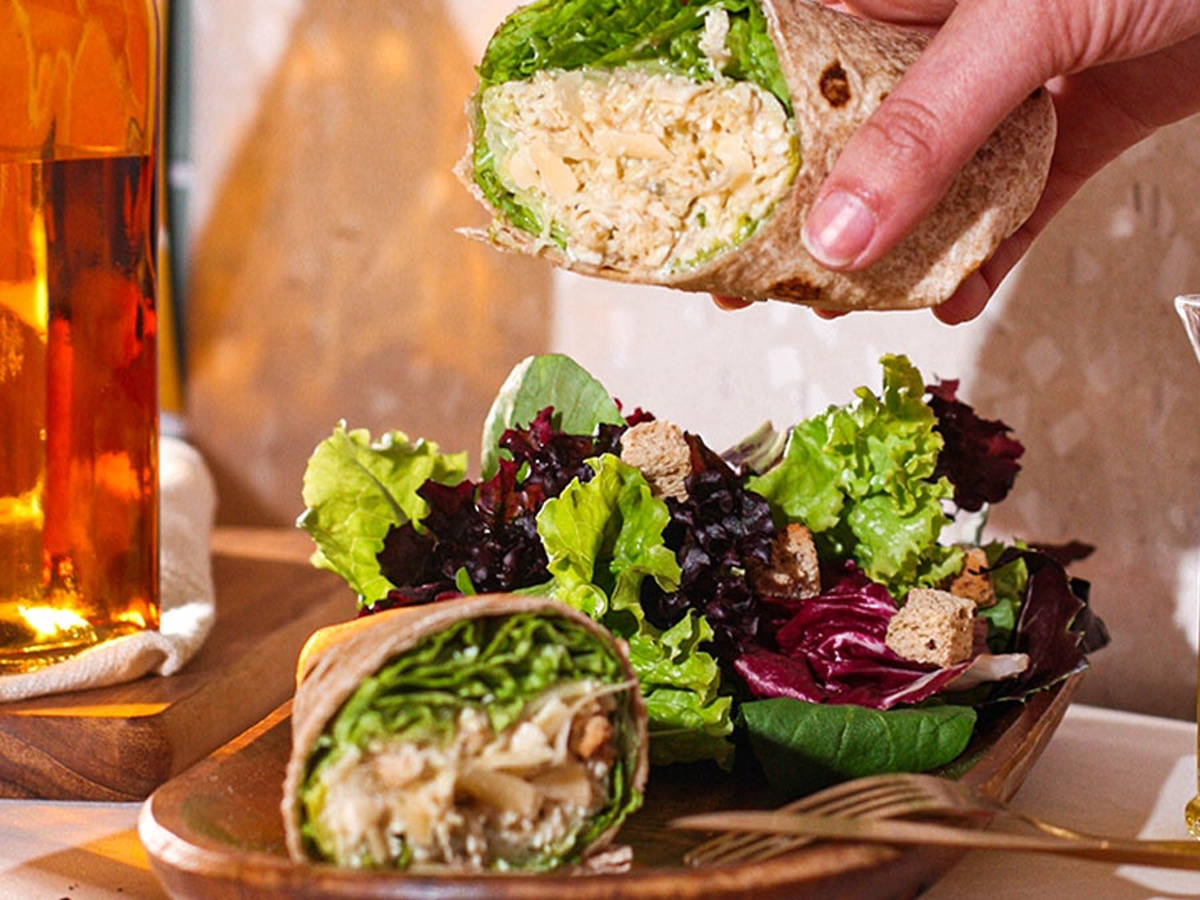 Wrap frango Caesar