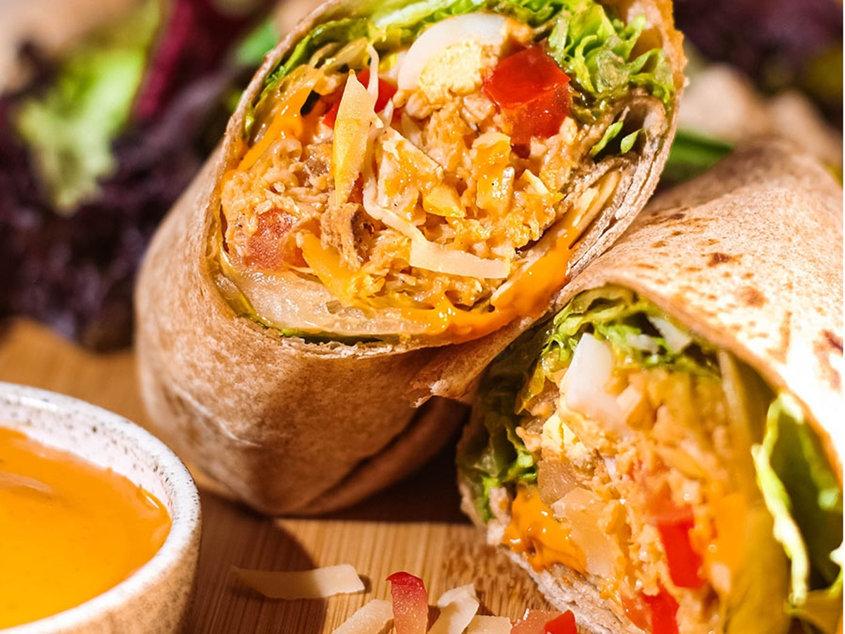 Wrap frango picante