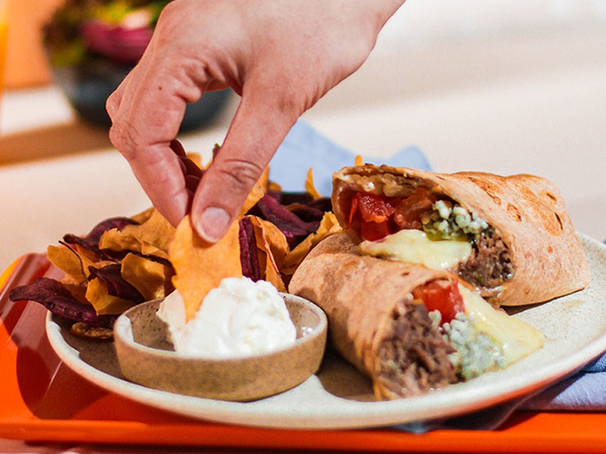 Wrap Carne e Gorgonzola
