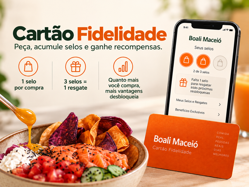 Cartão Fidelidade Boali Maceió